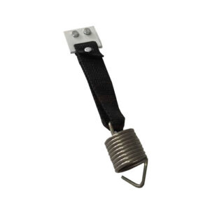 Mosquetão mola inox preto